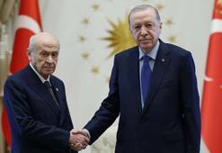 Cumhurbaşkanı Erdoğan, Bahçeli'yi kabul etti
