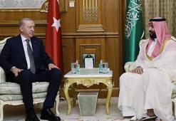 Cumhurbaşkanı Erdoğan, Suudi Arabistan Veliaht Prensi Muhammed Bin Selman ile görüştü