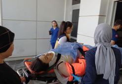 Cam silerken 3'üncü kattan düşüp ağır yaralandı