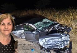 Edirne'de 2 otomobilin çarpıştığı kazada yaralanan kadın kurtarılamadı