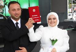 Genç çiftin nikahı Nebiyan Festivali sahnesinde kıyıldı
