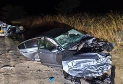 Edirne'de 2 otomobilin çarpıştığı kazada yaralanan kadın kurtarılamadı