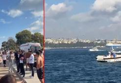 Fatih'te denize giren 2 kardeş boğulma tehlikesi geçirdi; dalgıçların çıkardığı çocuk hastaneye kaldırıldı