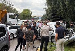 Erzurum’da yağışlı havada zincirleme kaza: 5 yaralı