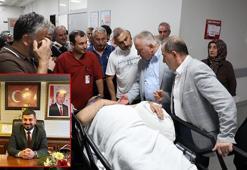 Arı kovanlarının bakımını yaparken iskeleden düşen belediye başkanı yaralandı