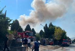 Gaziantep'te tekstil fabrikasında yangın