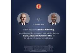 TBMM Başkanı Kurtulmuş, Somalili mevkidaşı Nur ile görüştü