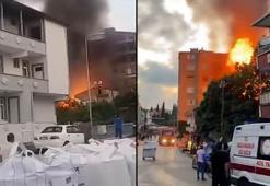 Samsun’da bir depoda yangın