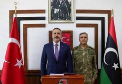Bakan Fidan, Libya'da TSK Görev Grup Komutanlığı'nı ziyaret etti
