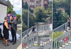 Cumhurbaşkanı Erdoğan'ın pankartına zarar veren şüpheli tutuklandı