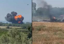 Yalova'da F16 uçağı kaza kırıma uğradı, pilot kurtuldu