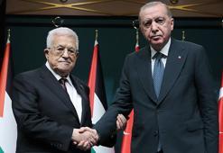 Cumhurbaşkanı Erdoğan, Filistin Devlet Başkanı Abbas ile ortak basın toplantısı düzenledi