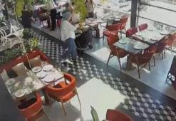 Zeytinburnu'nda restorana silahlı saldırı kamerada: 2 yaralı
