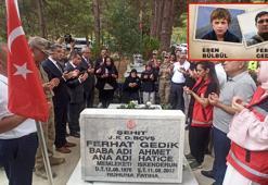 Şehit Başçavuş Ferhat Gedik mezarı başında anıldı