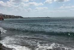 Tekirdağ'da fırtına; eğitim uçuşları iptal, 3 ilçede denize girmek yasak