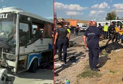 Ankara'da midibüs ile kamyon çarpıştı; 2 ölü, 25 yaralı