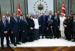 Cumhurbaşkanı Erdoğan, şehit ailelerini kabul etti
