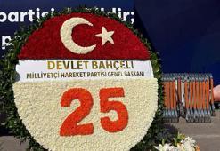 Devlet Bahçeli'den AK Parti'nin 25'inci yılına özel çelenk