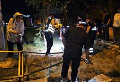 Otomobilin takla attığı kazada, kopan parmağı dakikalarca arandı