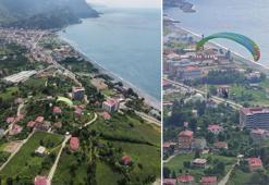 Artvin’de yamaç paraşütü yarışması heyecanı