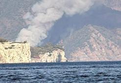 Marmaris'te orman yangını