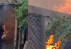 Mersin'de ailesiyle tartışıp, evini yakan şüpheli gözaltında