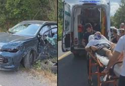 Çatalca'da 3 aracın karıştığı zincirleme kaza: 4 yaralı