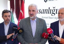 Filistin için 'İnsanlığı Sesi' çağrısı öncesinde İstanbul'da basın toplantısı yapıldı