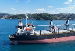 Rusya'da İHA saldırısına uğrayan gemi İstanbul Boğazı'ndan geçti