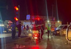 Hafif ticari araç ile otomobil çarpıştı: 7 yaralı