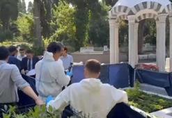 Eski Bakan Arif Ahmet Denizolgun’un mezarından çıkarılan örnekler yeniden kabrine konuldu