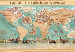MSB Harita Genel Müdürlüğü, yurt dışındaki şehitliklerin haritasını çıkardı