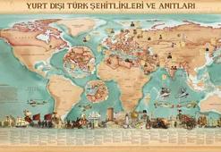 MSB Harita Genel Müdürlüğü, yurt dışındaki şehitliklerin haritasını çıkardı