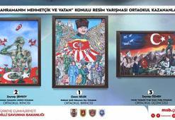 'Kahramanım Mehmetçik ve Vatan' konulu resim yarışması sonuçlandı