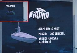 MKE'nin milli sistemleri 'PİRANA' VE 'MALAMAN' TEKNOFEST Mavi Vatan'da sergilendi