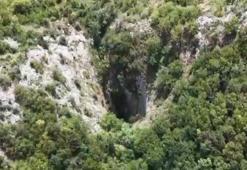Kadı Harmanı Kokurdanı dronla görüntülendi