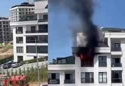 Büyükçekmece’de 5 katlı binada çıkan yangında 2 kişi dumandan etkilendi