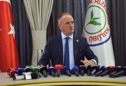 Çaykur Rizespor Başkanı Saruhan: Modern futbolda takım oyunu oynanması gerekiyor