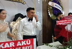 Damada düğünde altın yerine araç lastiği hediye etti