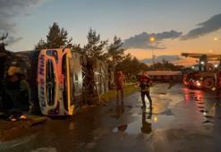 Kayseri'de yolcu otobüsü ile akaryakıt tankeri çarpıştı: 2’si ağır 35 yaralı