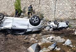 Adana’da otomobil dereye uçtu: 2 ölü, 1 yaralı