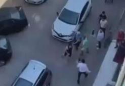 Bakırköy'de 2 kişinin yumruklu kavgası kamerada