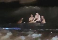 Arnavutköy'de yasağa rağmen denize giren kişi boğulma tehlikesi geçirdi
