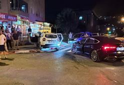 Otomobil polis aracıyla çarpıştı: 2 polis yaralı
