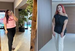 Hemşire Burcu, 9 ayda 42 kilo verip 72 kiloya düştü