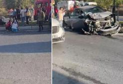 Sultangazi'de cip park halindeki hafriyat kamyonuna çarptı: 3'ü çocuk 6 yaralı