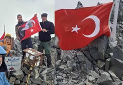 Rize’de Kaçkar Dağı’na 'Zafer’ tırmanışı