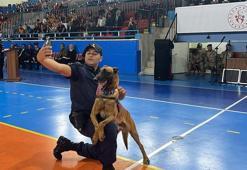 Nevşehir’de Zafer Bayramı coşkusu; eğitimli köpek Nefes'in gösterisi ilgiyle izlendi