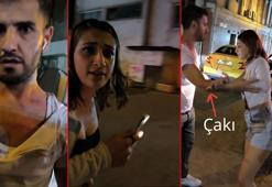Karaköy’de Kanadalı turist takside önce gasp sonra bıçaklı saldırı iddiası; saldırı anları kamerada
