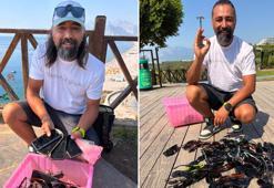 Denize düşürülen telefon ve gözlükleri bulup, sahiplerine ulaştırıyor
